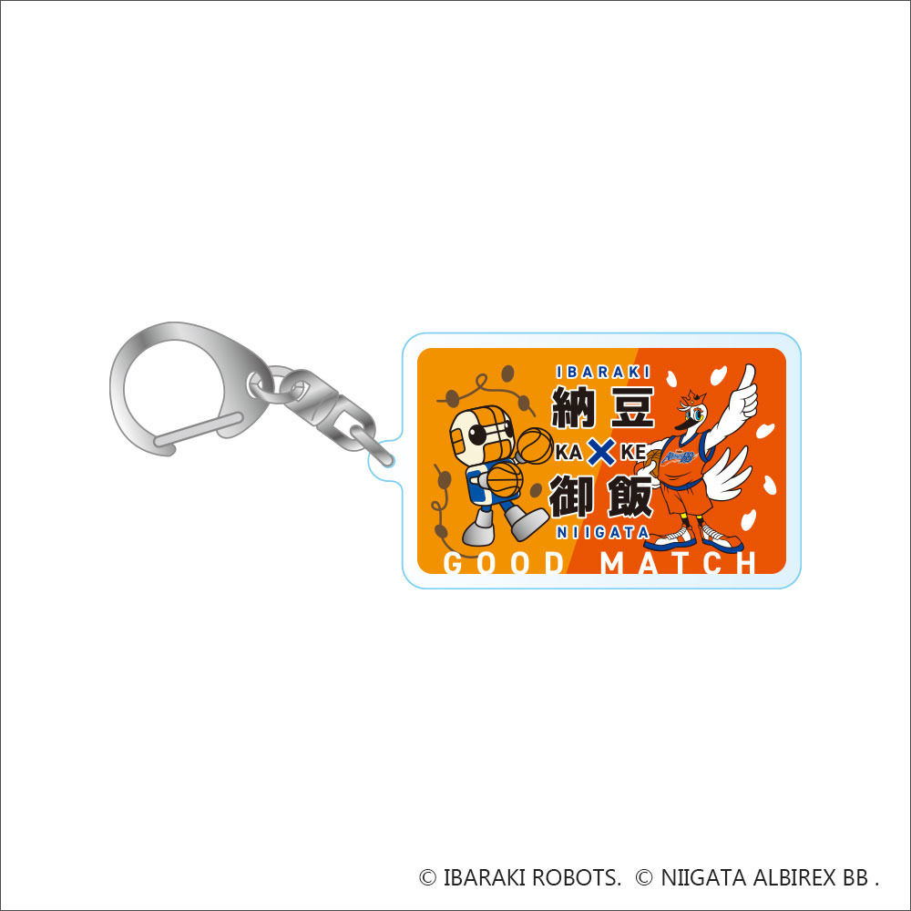 茨城 Times 新潟 コラボキーホルダー 茨城ロボッツ B League Bリーグ 公式オンラインショップ