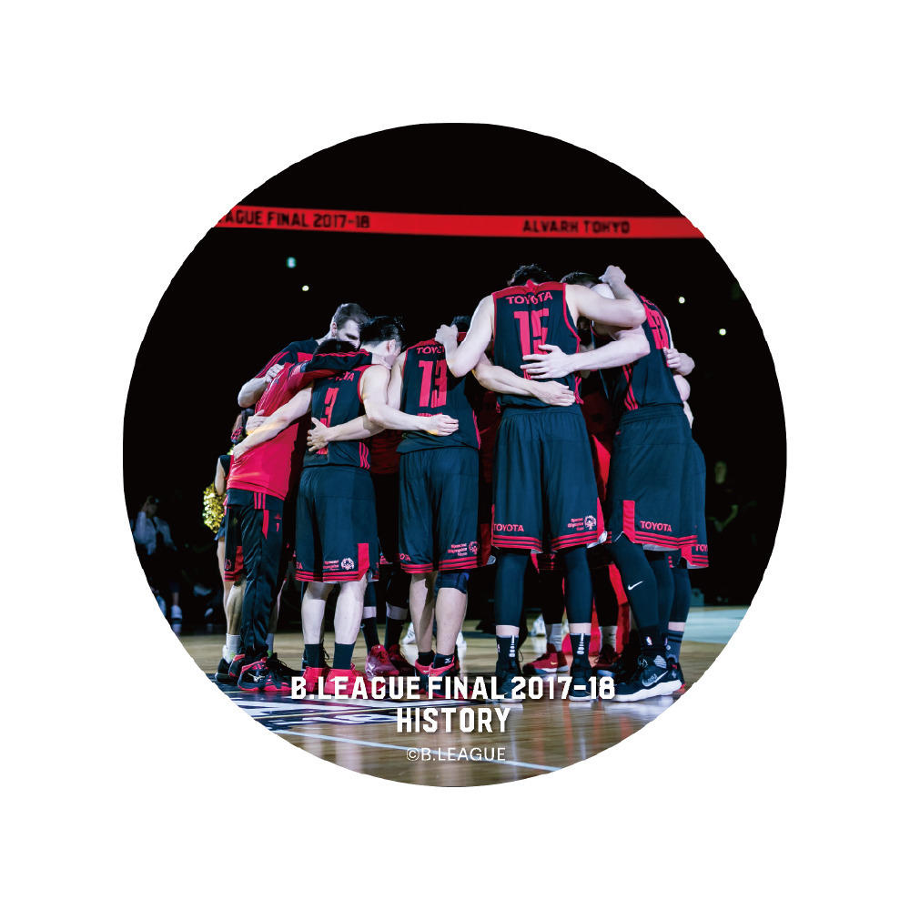 【B.LEAGUE FINAL 2017-18 HISTORY アルバルク東京】シークレット缶バッチ 詳細画像 1カラー 9