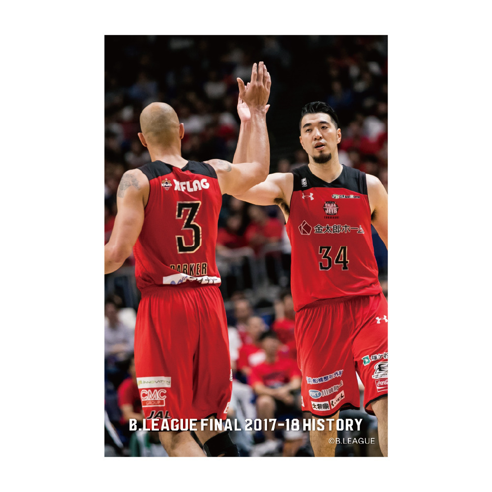 【B.LEAGUE FINAL 2017-18 HISTORY 千葉ジェッツ】ステッカーシート 詳細画像 1カラー 3
