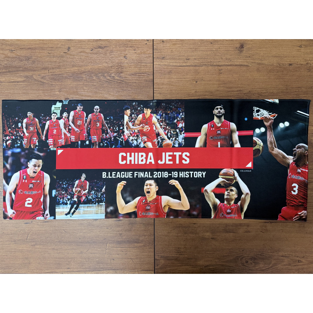 【B.LEAGUE FINAL 2018-19 HISTORY 千葉ジェッツ】フェイスタオル 詳細画像 1カラー 3