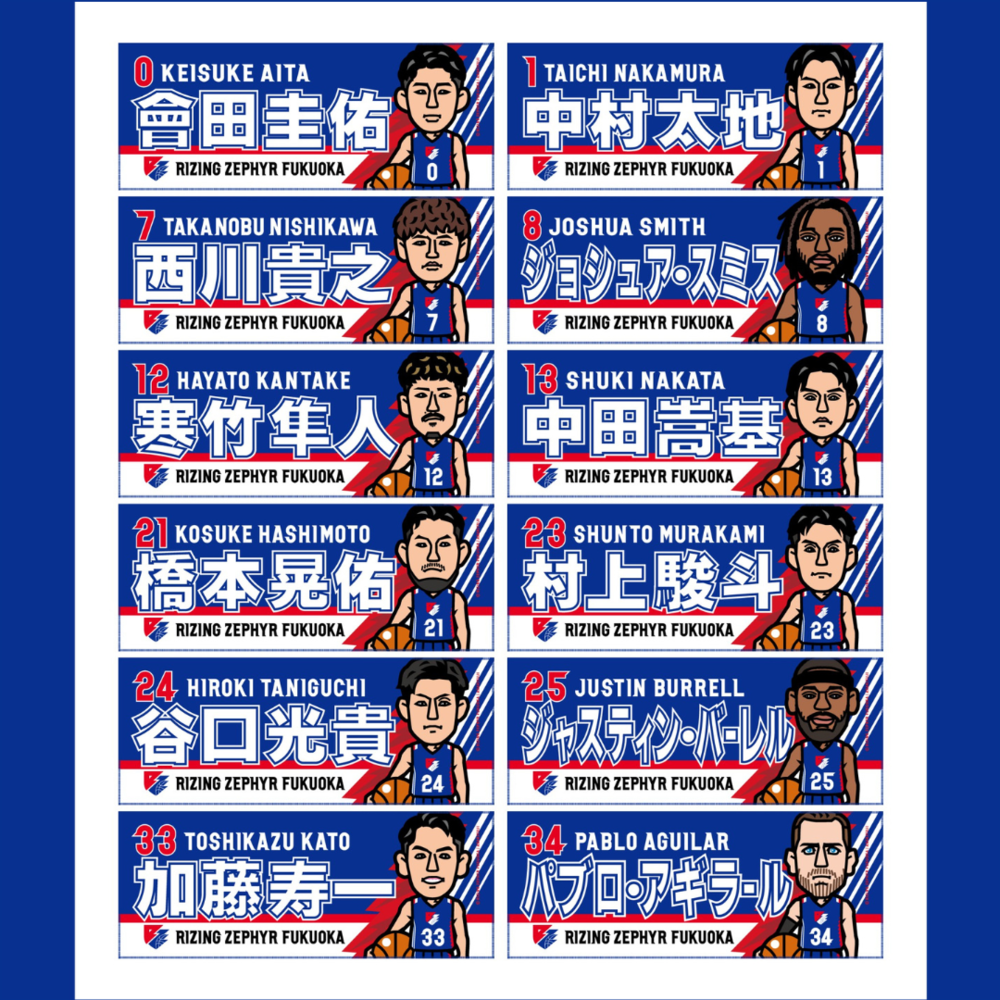 選手イラストタオル 詳細画像 1