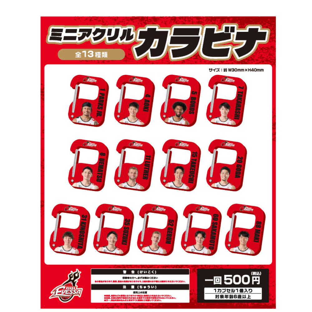 【ランダム】ミニアクリルカラビナ 詳細画像 1