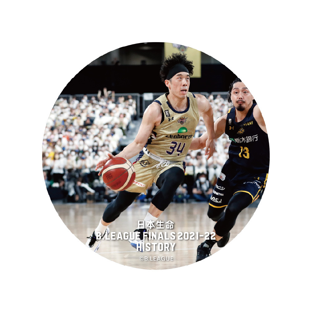 【日本生命 B.LEAGUE FINAL 2021-22 HISTORY 琉球ゴールデンキングス】シークレット缶バッチ 詳細画像 1カラー 8