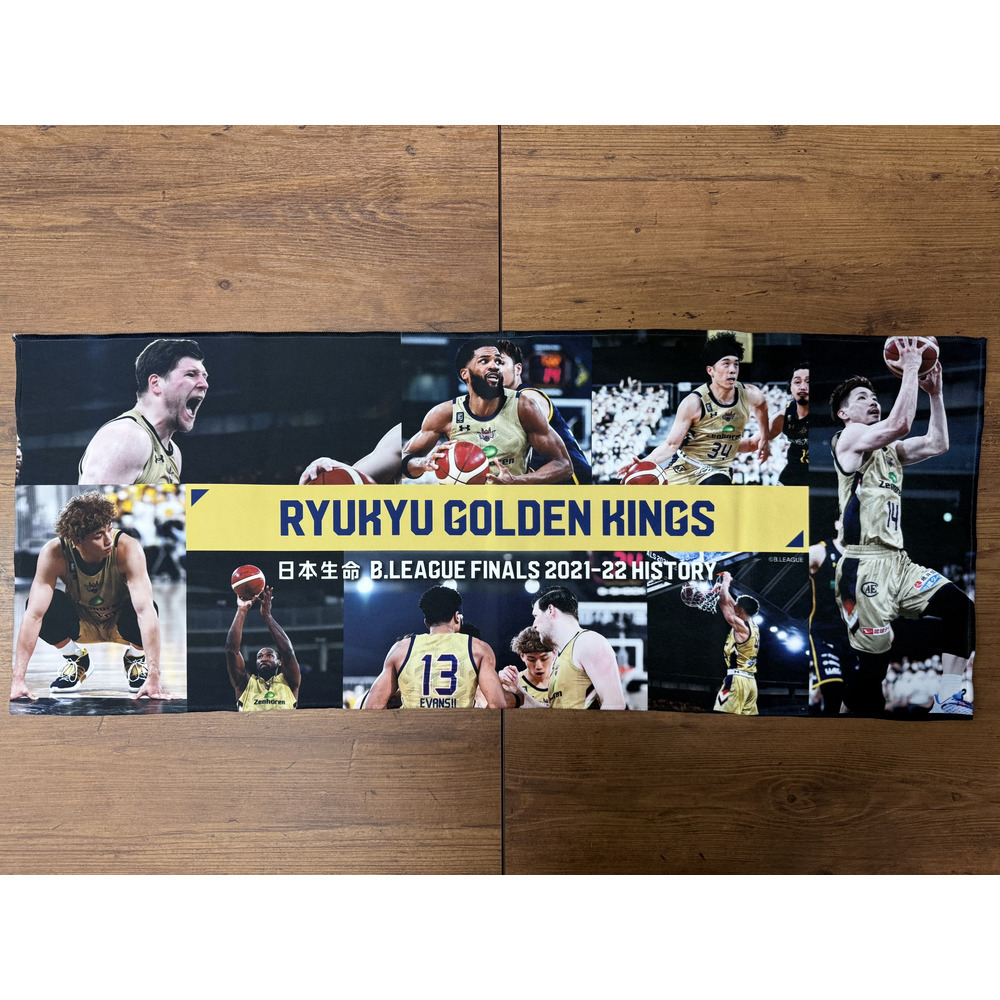 【日本生命 B.LEAGUE FINAL 2021-22 HISTORY 琉球ゴールデンキングス】フェイスタオル 詳細画像 1カラー 3