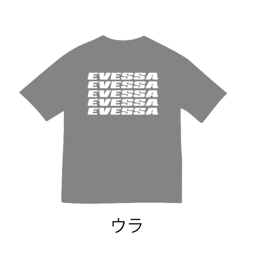 ビッグシルエット　バックプリントT 詳細画像 グレー 1