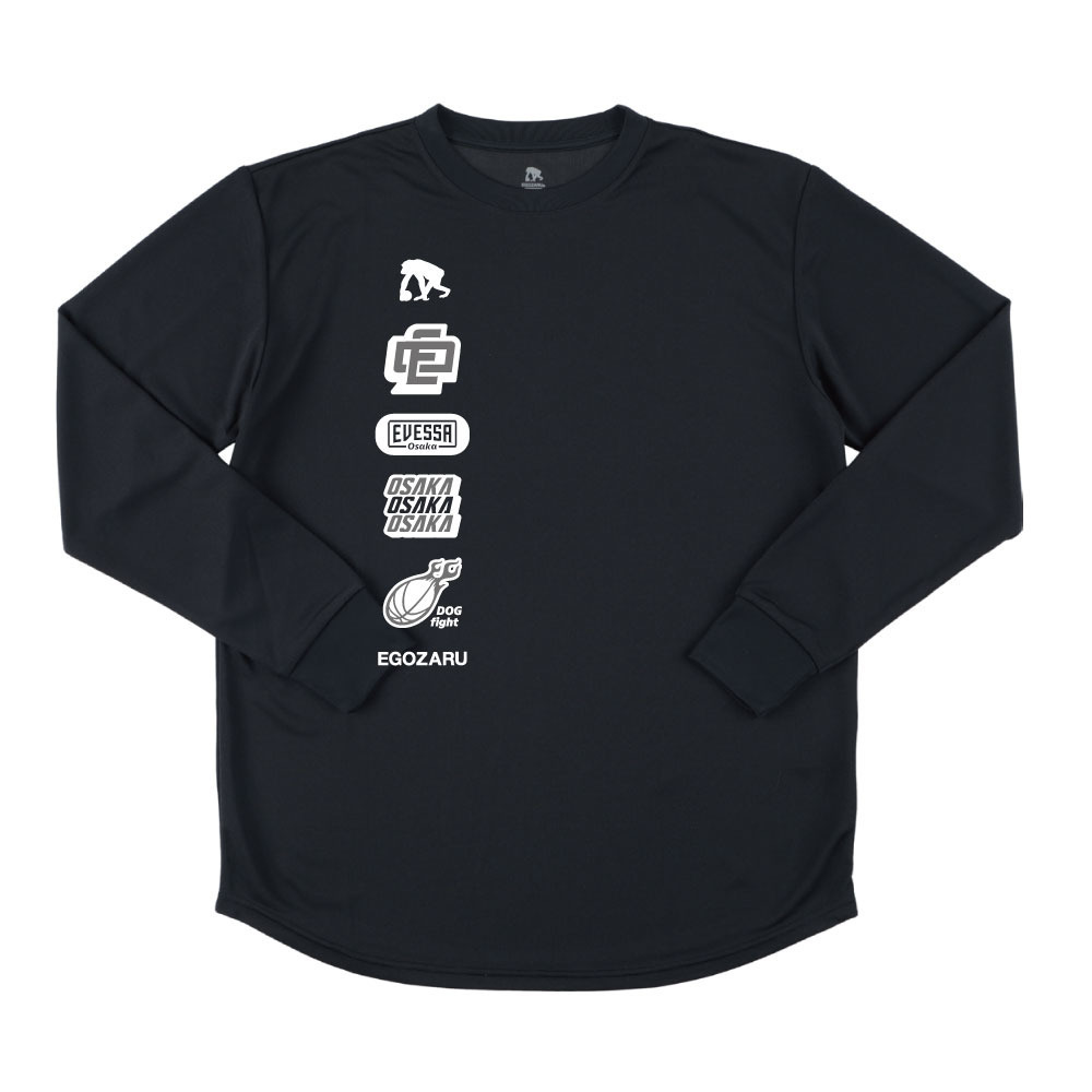 EGOZARU スポーツTシャツ(長袖) 詳細画像 ブラック 1