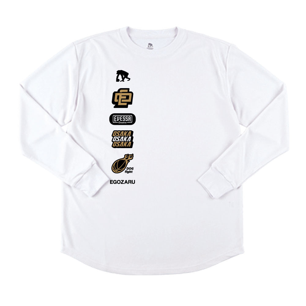 EGOZARU スポーツTシャツ(長袖) 詳細画像 ホワイト 1