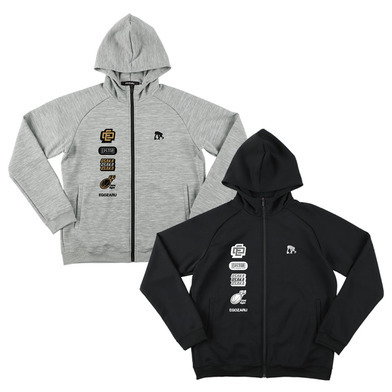 EGOZARU フルジップスウェットパーカー