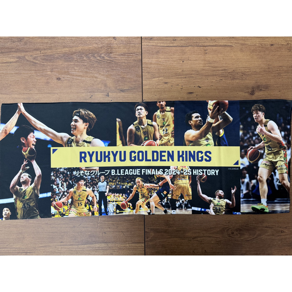 【りそなグループ B.LEAGUE FINAL 2024-25 HISTORY 琉球ゴールデンキングス】フェイスタオル 詳細画像 1カラー 3