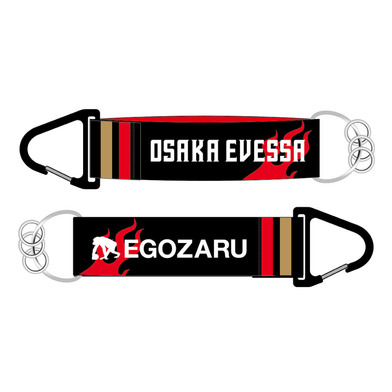 EGOZARU 三角カラビナキーホルダー