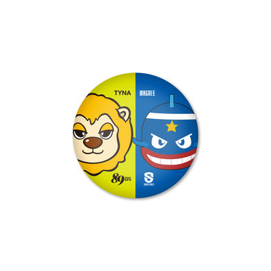 ティナ×マグニー コラボ缶バッジ