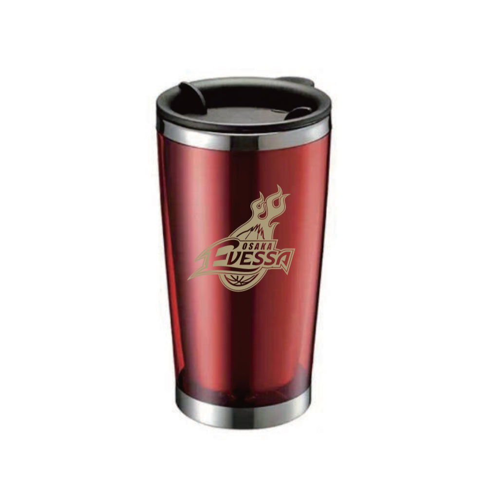 ステンレスタンブラー　ロゴ　レッド 詳細画像 レッド 1