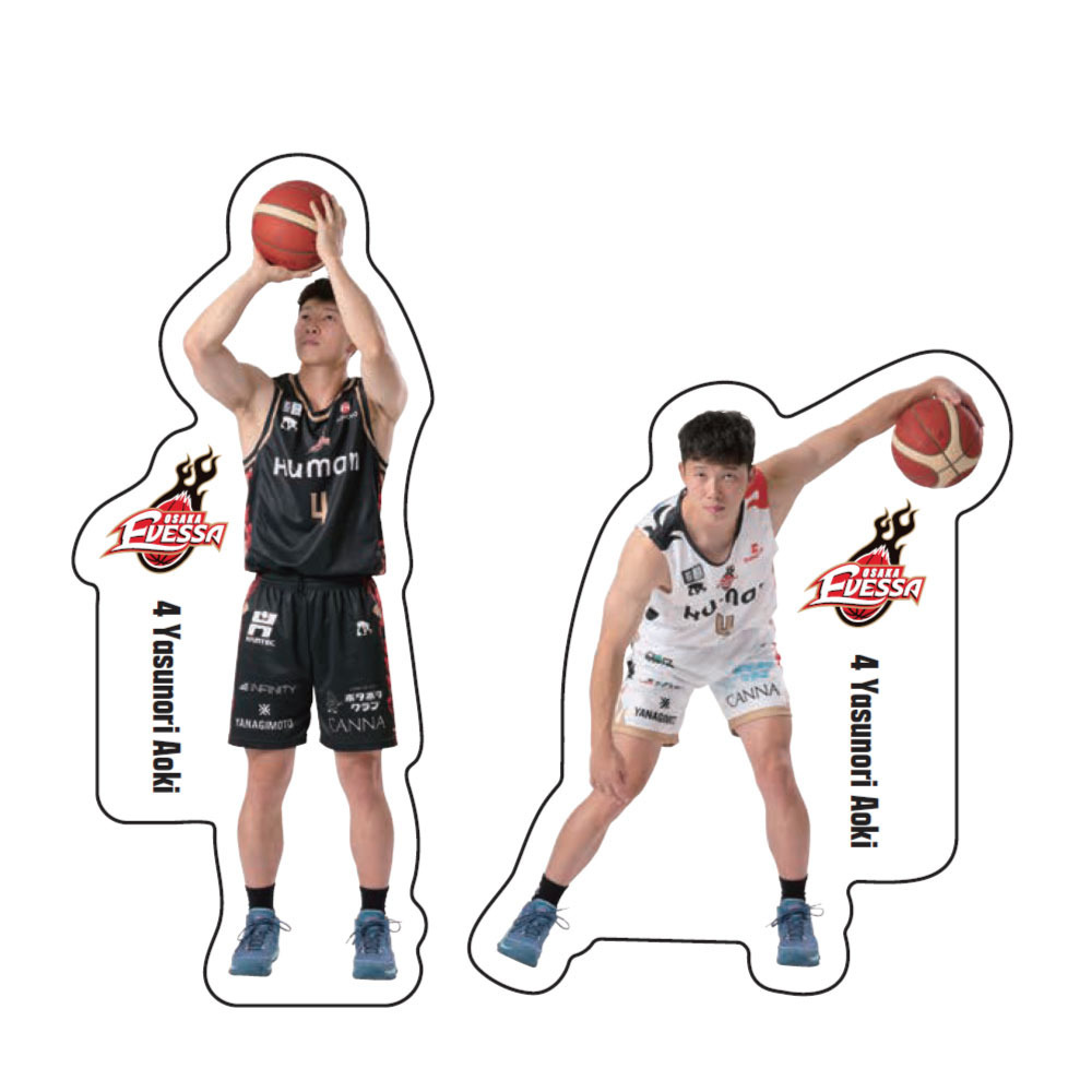 ダイカットステッカー2枚セット 詳細画像 04青木保憲 1