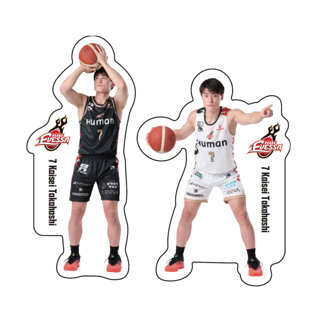 ダイカットステッカー2枚セット 詳細画像 07高橋快成 1