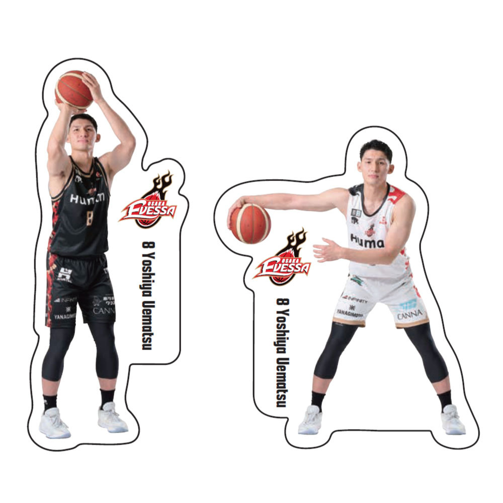 ダイカットステッカー2枚セット 詳細画像 08植松義也 1