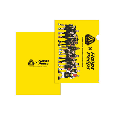 Hoops Peeps2024-25クリアファイル_ホーム