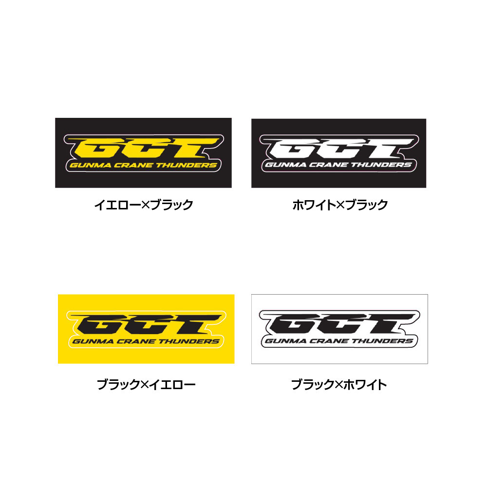 セカンダリーロゴステッカー 詳細画像 イエロー×ブラック 1