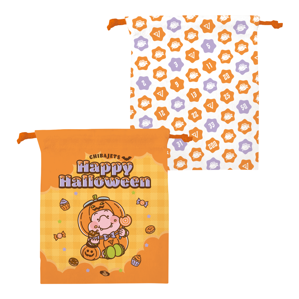 HALLOWEEN かぼちゃジャンボくん巾着 詳細画像 1