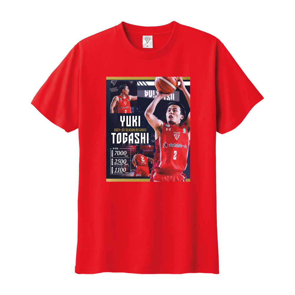 2024-25 SEASON B1 RECORDS Tシャツ 詳細画像 #2 富樫 勇樹 2