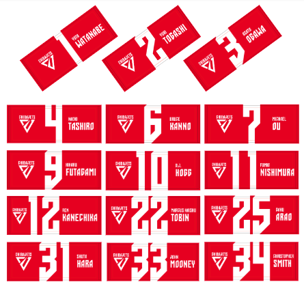 選手ナンバータオル（2024-25） 詳細画像 #33 ジョン・ムーニー 1