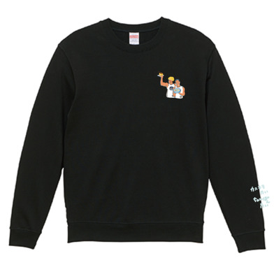 【オンライン限定】＜りそなグループ Bリーグオールスター 2026＞方言イラスト クルーネックスウェットトレーナー(ブラック)