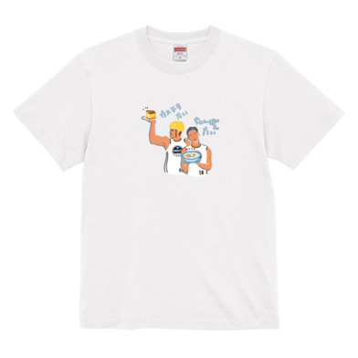 【オンライン限定】＜りそなグループ Bリーグオールスター 2026＞方言イラスト Tシャツ(ホワイト)