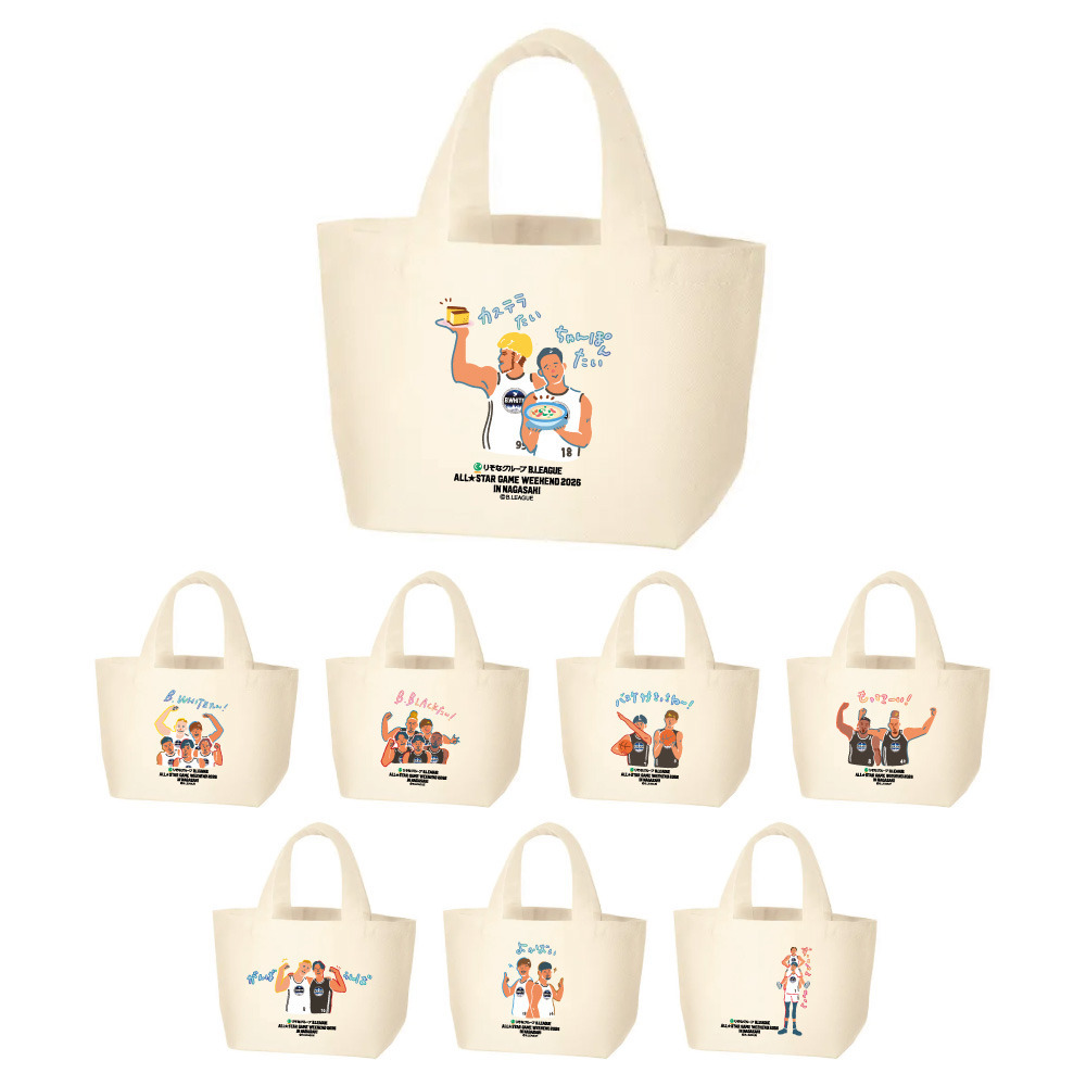 ＜りそなグループ Bリーグオールスター 2026＞方言イラスト ミニトートバッグ 詳細画像 よかばい 2