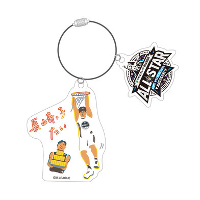 【オンライン限定】＜りそなグループ Bリーグオールスター 2026＞方言イラスト ワイヤーアクリルキーホルダー