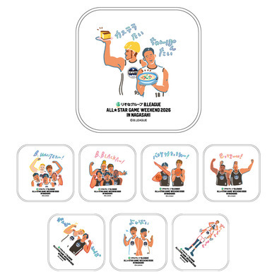 ＜りそなグループ Bリーグオールスター 2026＞方言イラスト タオルハンカチ
