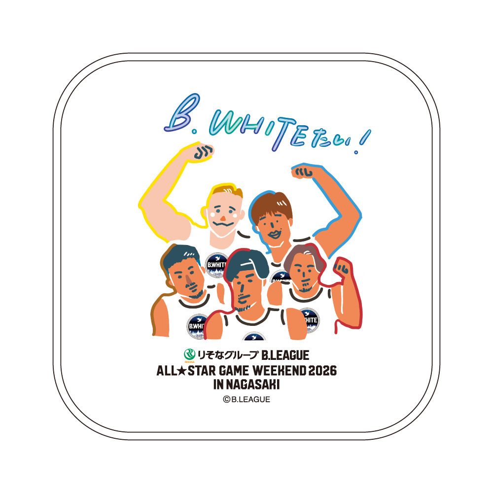 りそなグループ Bリーグオールスター 2026＞方言イラスト タオル