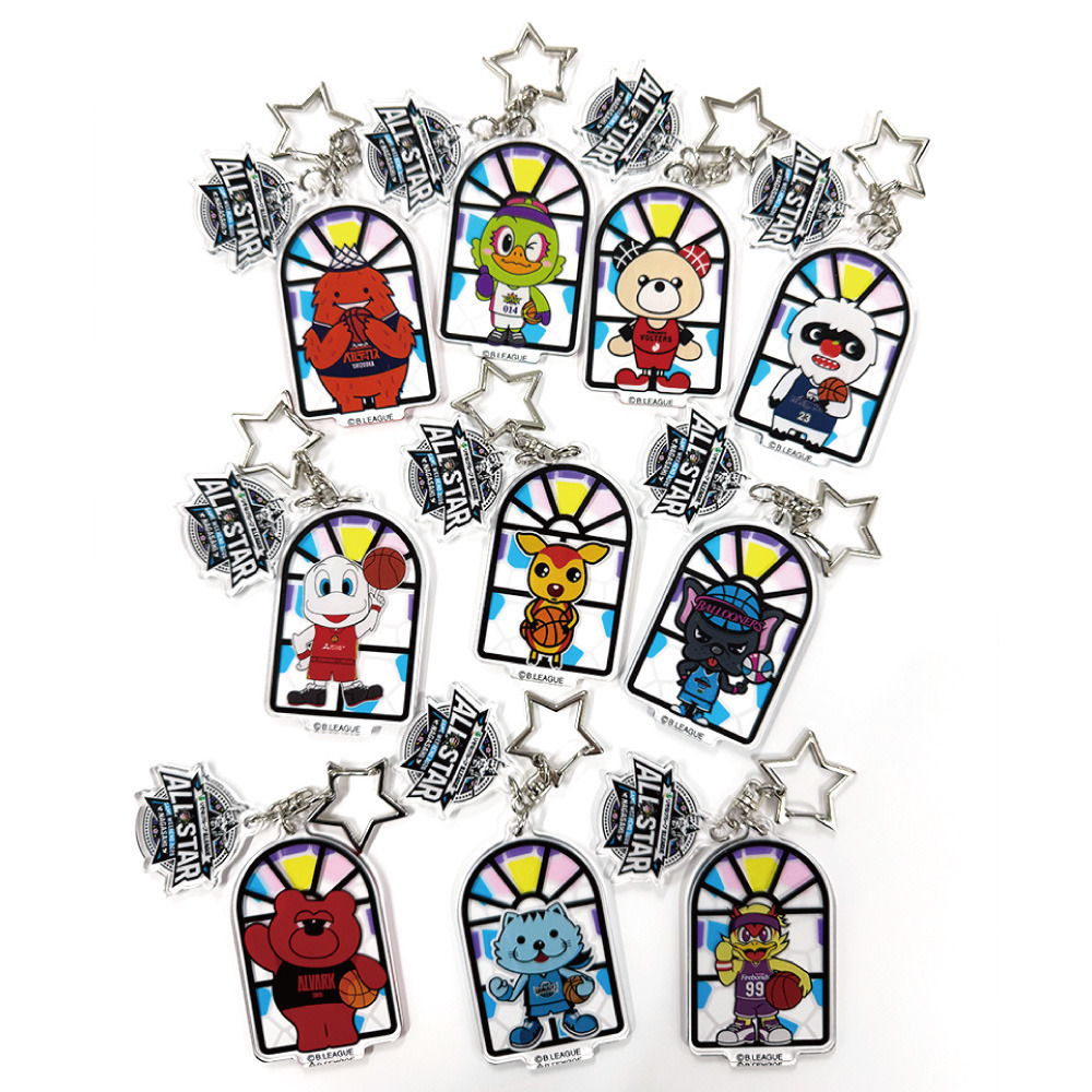 ＜りそなグループ Bリーグオールスター 2026＞【シークレット】アクリルキーホルダー （マスコット） 詳細画像 1カラー 2