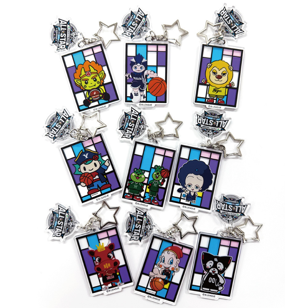 ＜りそなグループ Bリーグオールスター 2026＞【シークレット】アクリルキーホルダー （マスコット） 詳細画像 1カラー 3