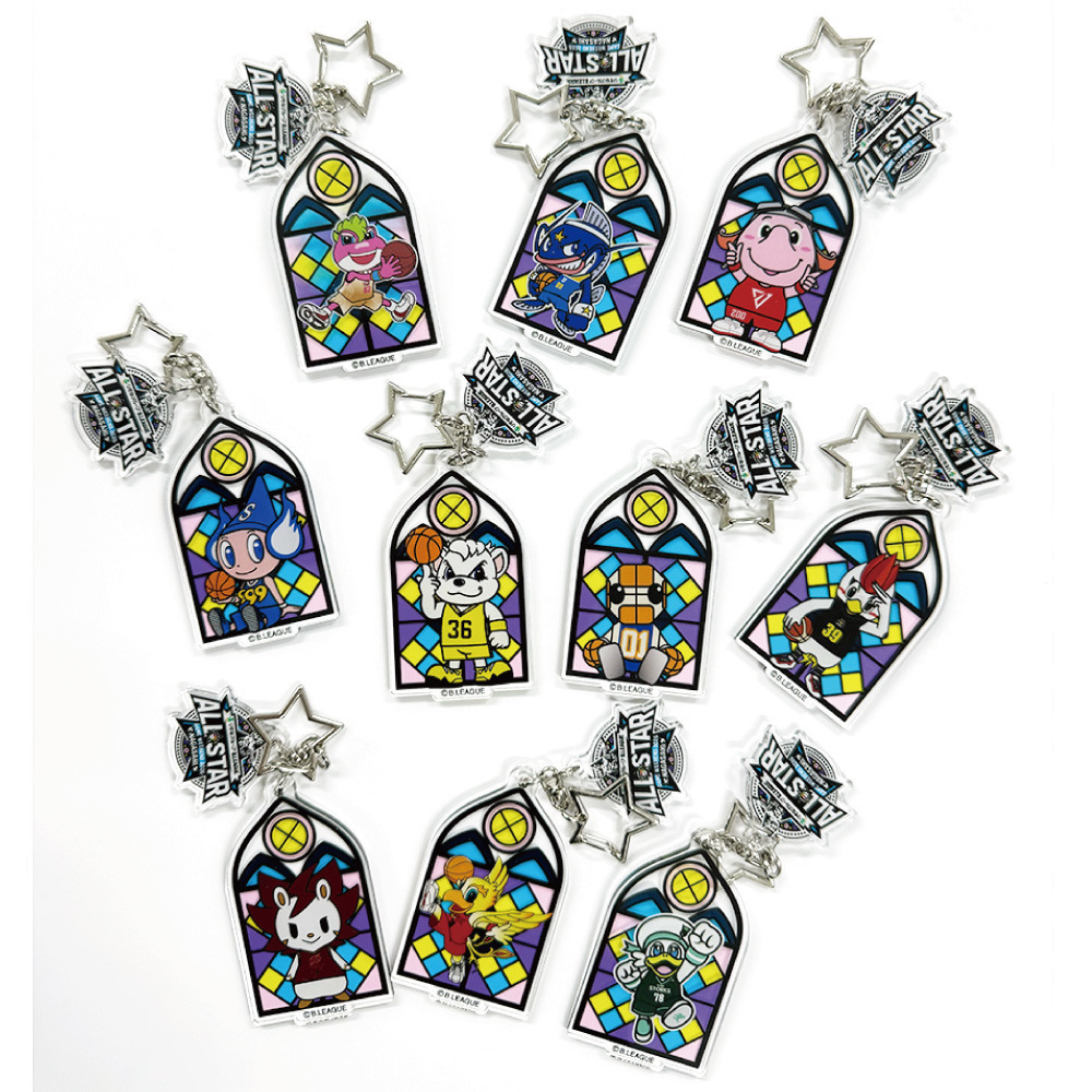 ＜りそなグループ Bリーグオールスター 2026＞【シークレット】アクリルキーホルダー （マスコット） 詳細画像 1カラー 4