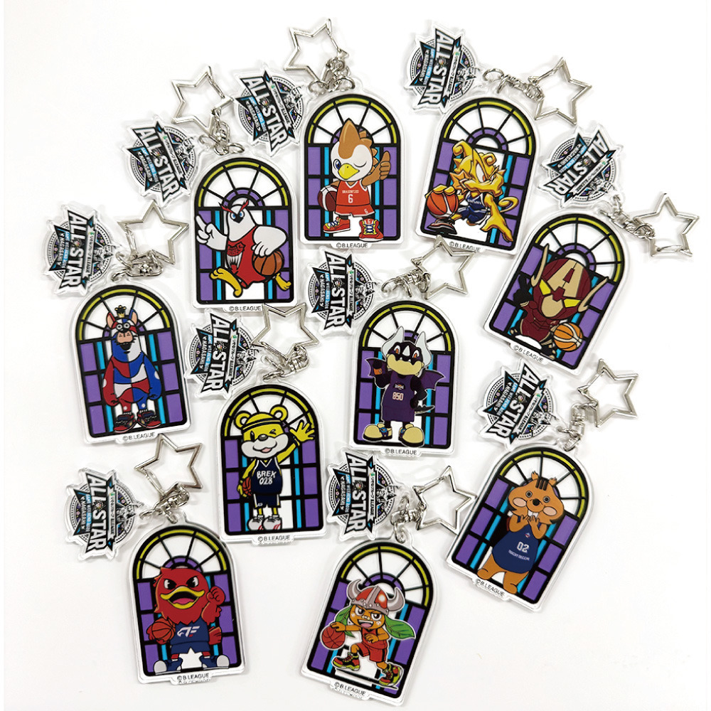 ＜りそなグループ Bリーグオールスター 2026＞【シークレット】アクリルキーホルダー （マスコット） 詳細画像 1カラー 5