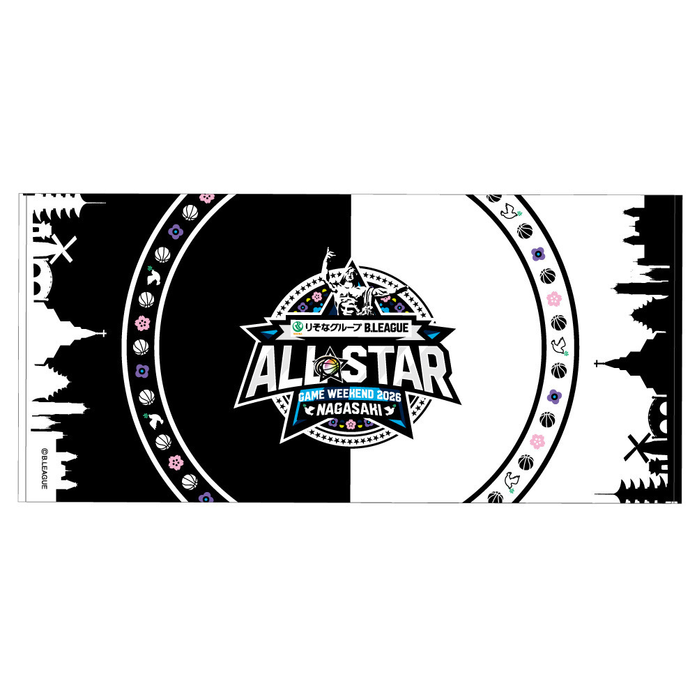 ＜りそなグループ Bリーグオールスター 2026＞バスタオル（ロゴ） 詳細画像 1カラー 1