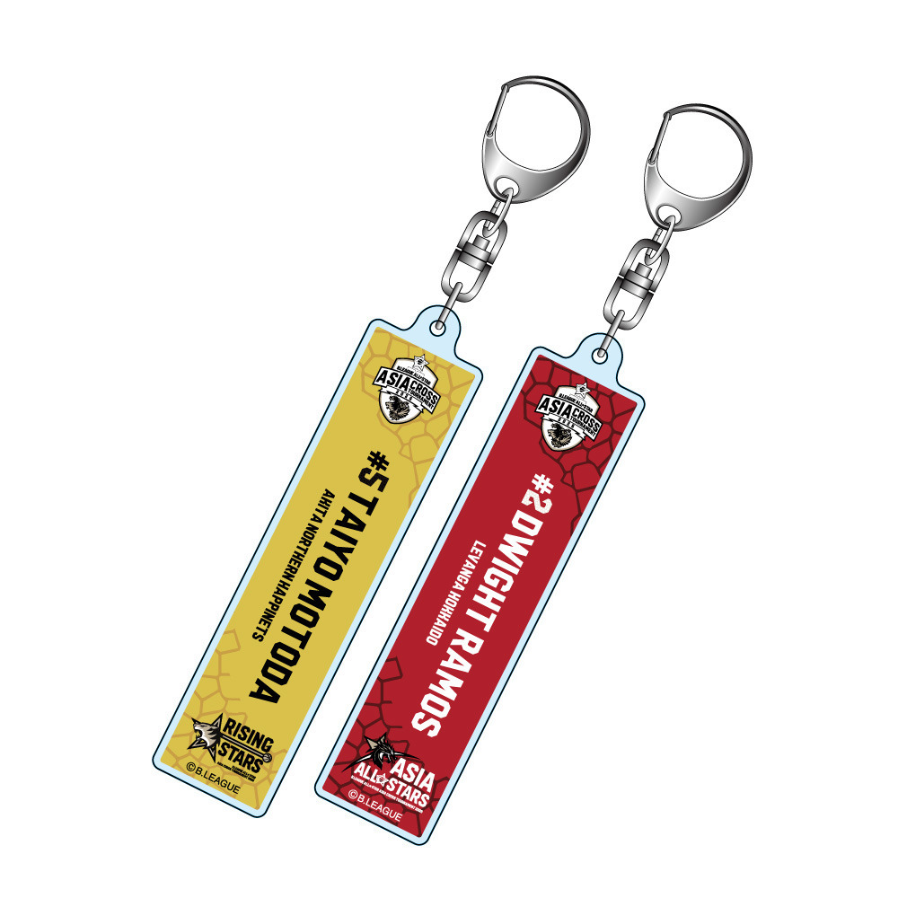 ＜りそなグループ Bリーグオールスター 2026＞【シークレット】PVCキーホルダー（ASIA/RISING） 詳細画像 1カラー 1