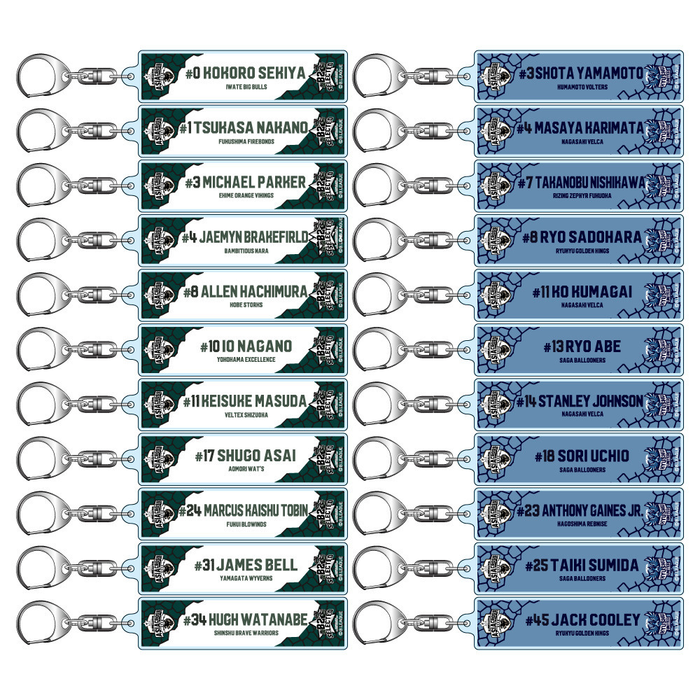 ＜りそなグループ Bリーグオールスター 2026＞【シークレット】PVCキーホルダー（B2/KYUSHU） 詳細画像 1カラー 2