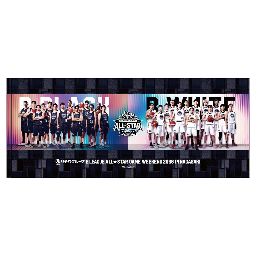 ＜りそなグループ Bリーグオールスター 2026＞ビジュアルタオル 詳細画像 1カラー 1
