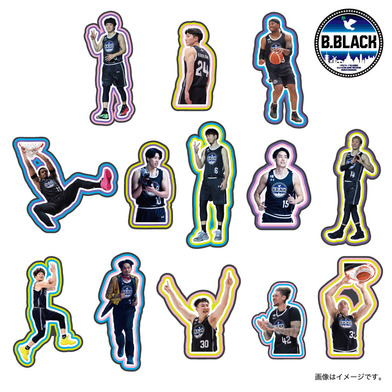 【オンライン限定】＜りそなグループ Bリーグオールスター 2026＞名場面フレークシールシート( りそなグループ B.LEAGUE ALL-STAR GAME 2026)B.BLACK