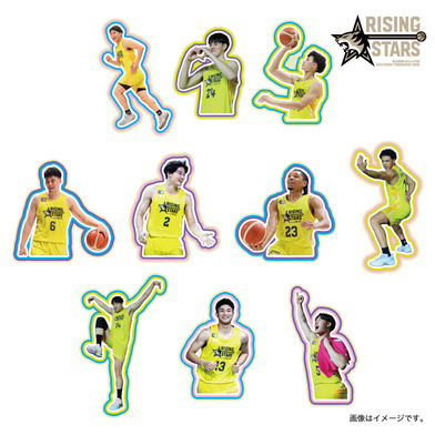 【オンライン限定】＜りそなグループ Bリーグオールスター 2026＞名場面フレークシールシート(B.LEAGUE ALL-STAR ASIA CROSS TOURNAMENT 2026)RISING STARS