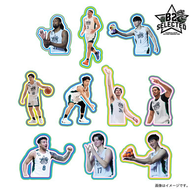 【オンライン限定】＜りそなグループ Bリーグオールスター 2026＞名場面フレークシールシート(B.LEAGUE ALL-STAR ASIA CROSS TOURNAMENT 2026)B2 SELECTED