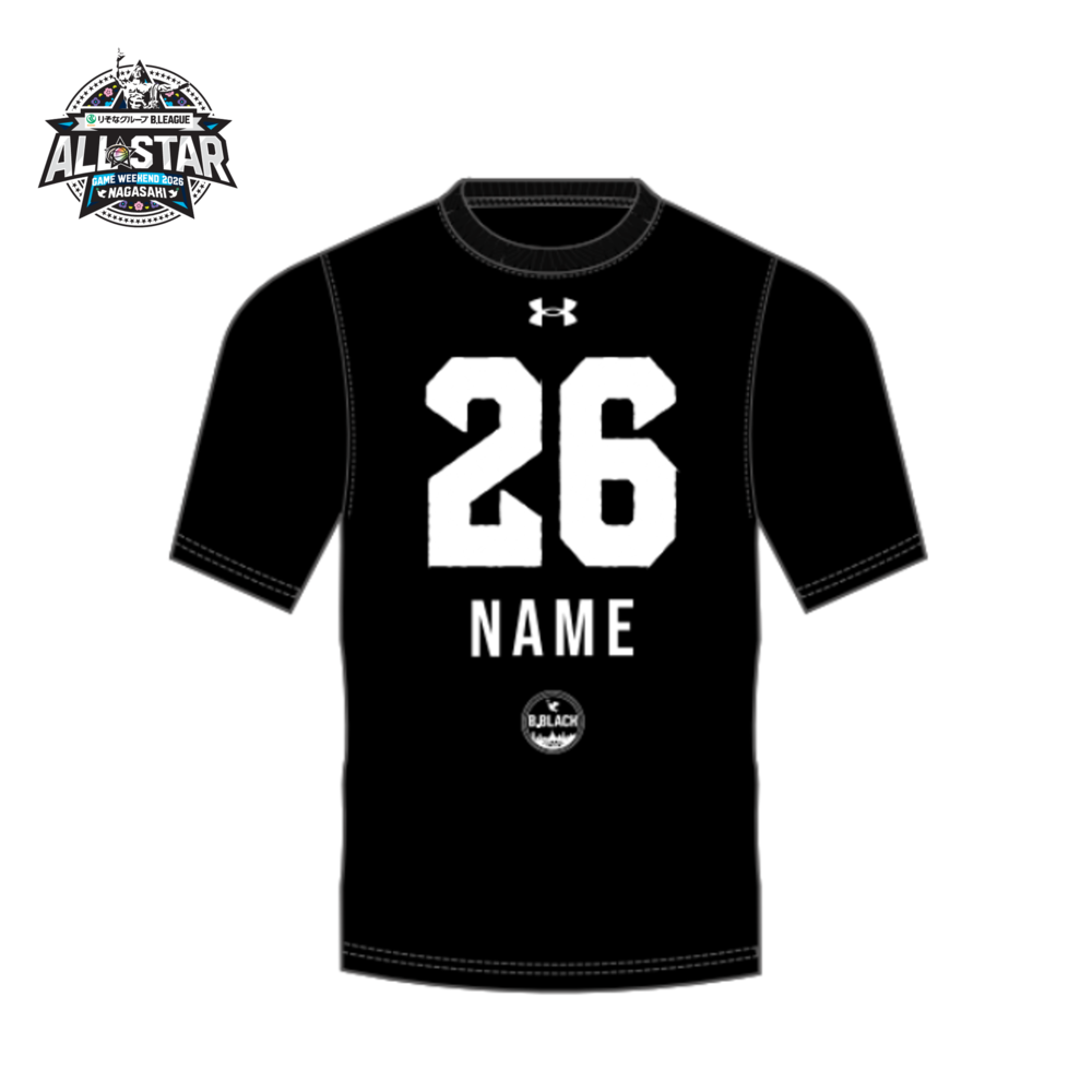 りそなグループ Bリーグオールスター 2026＞ 半袖Tシャツ（B.BLACK