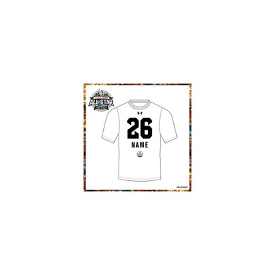 ＜りそなグループ Bリーグオールスター 2026＞ 半袖Tシャツ（B.WHITE）ネーム＆ナンバー加工あり
