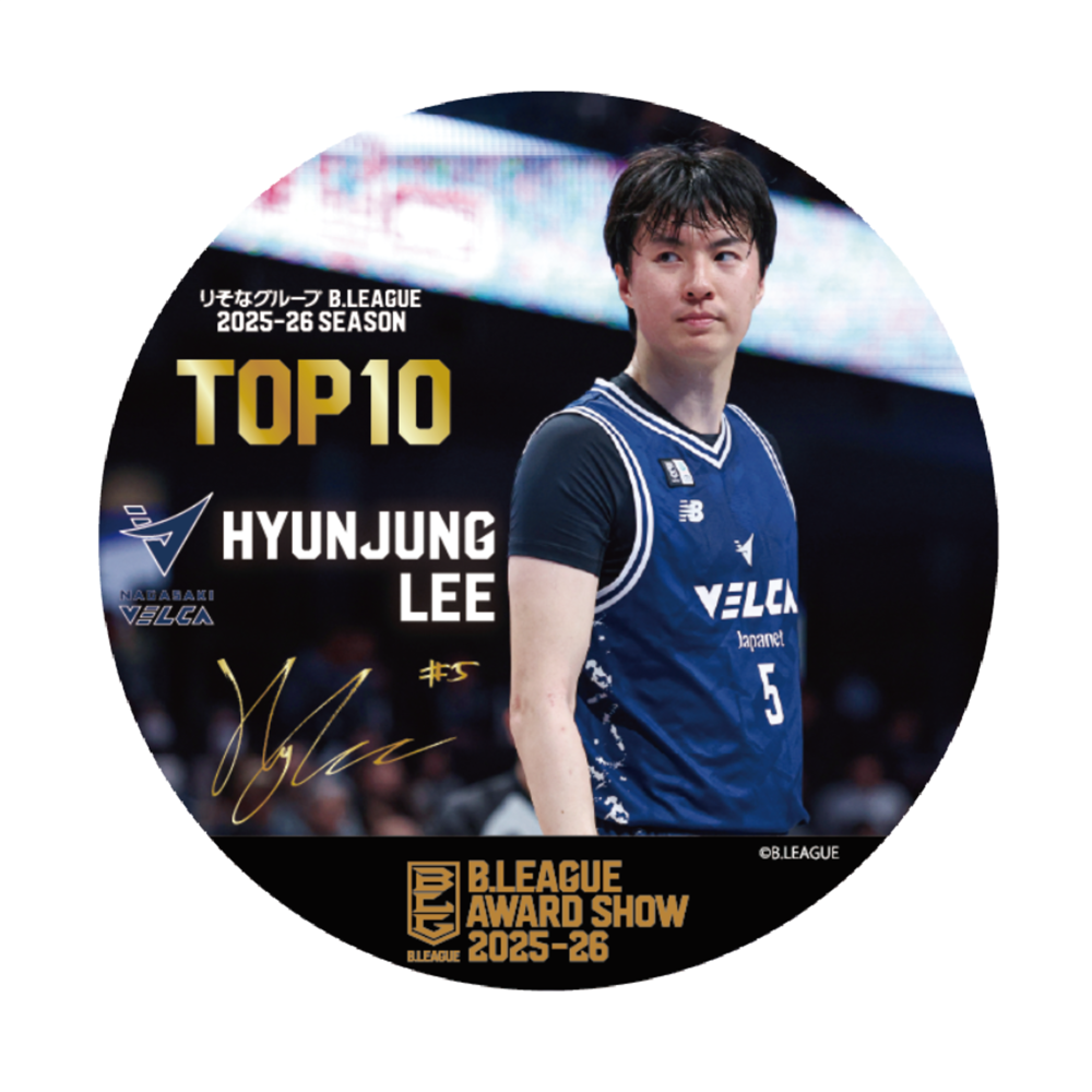 【B.LEAGUE AWARD SHOW 2025-26】シークレット缶バッジ（りそなグループ B.LEAGUE 2025-26 SEASON レギュラーシーズンTOP10） 詳細画像 8