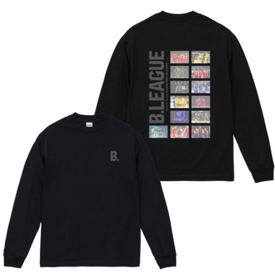 【B.LEAGUE AWARD SHOW 2025-26】SEASON MEMORIAL ロングTシャツ（B1東地区）BLACK