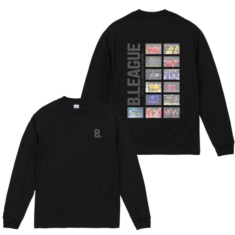 【B.LEAGUE AWARD SHOW 2025-26】SEASON MEMORIAL ロングTシャツ（B1東地区）BLACK 詳細画像 1カラー 1