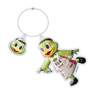 オンライン限定＜レバード＞ぷっくりデザインキーホルダー【B.LEAGUE MASCOT OF THE YEAR】