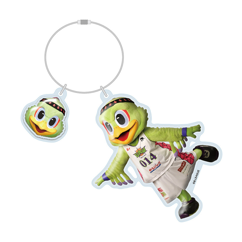 オンライン限定＜レバード＞ぷっくりデザインキーホルダー【B.LEAGUE MASCOT OF THE YEAR】 詳細画像 1カラー 1