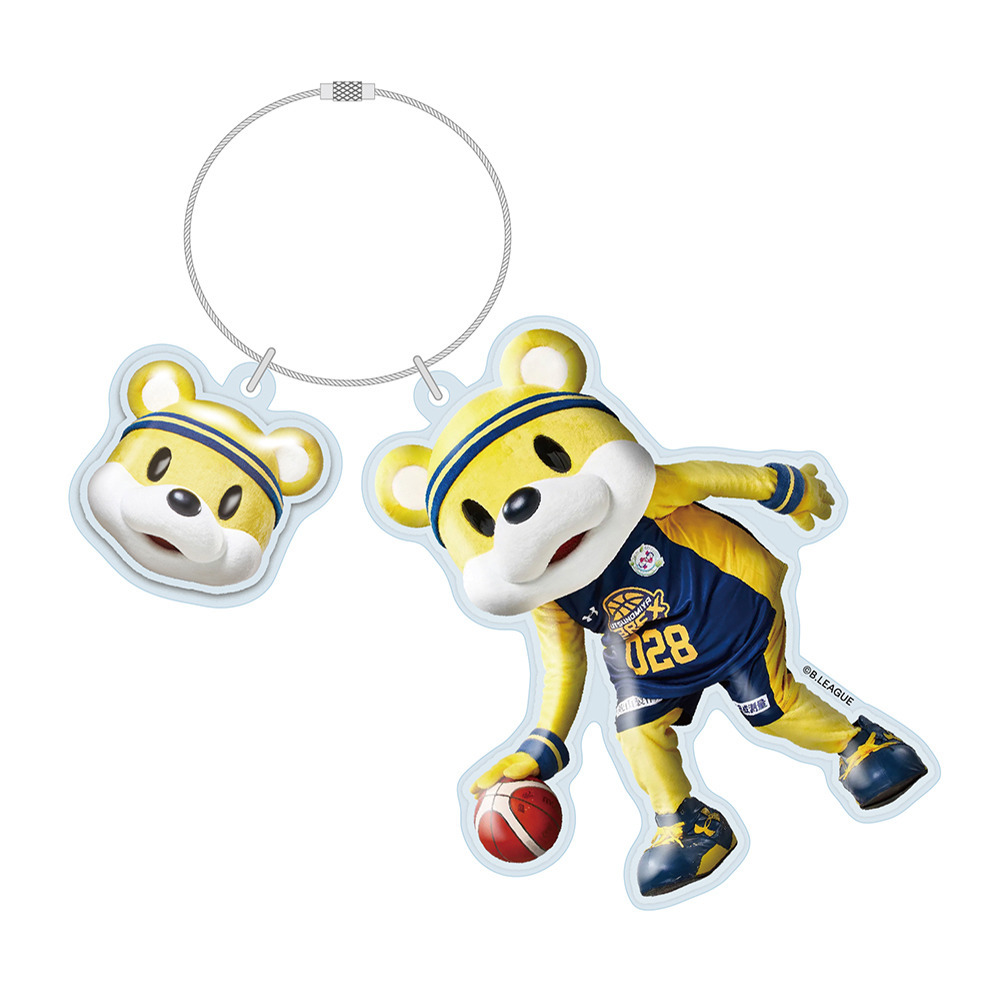 オンライン限定＜ブレッキー＞ぷっくりデザインキーホルダー【B.LEAGUE MASCOT OF THE YEAR】 詳細画像 1カラー 1