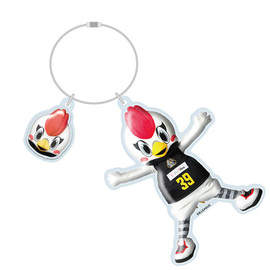 オンライン限定＜サンダくん＞ぷっくりデザインキーホルダー【B.LEAGUE MASCOT OF THE YEAR】